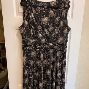 Floral Tie Sleeve Dress